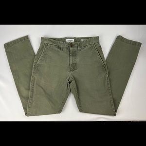 Men’s Goodfellow Hennepin Chino Slim 29x30 Green